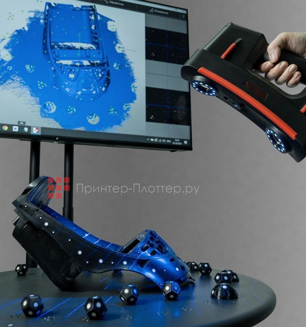 RangeVision Helix. Сканирование любыми маркерами