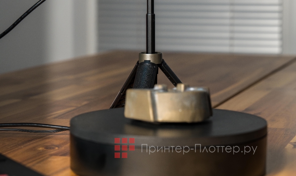 RangeVision Neopoint Max. Сканирование на поворотном столе