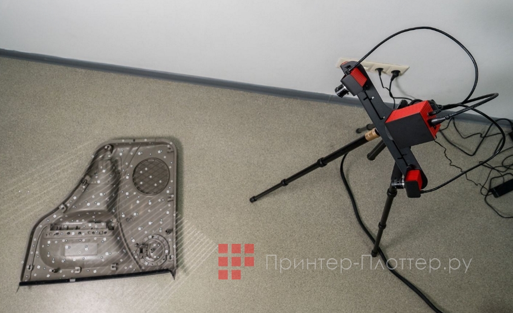 RangeVision Spectrum II. Сканирование с использованием маркеров