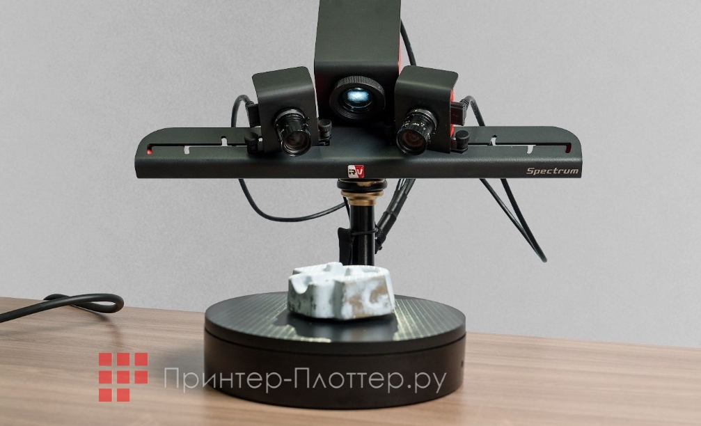 RangeVision Spectrum II. Сканирование на поворотном столе