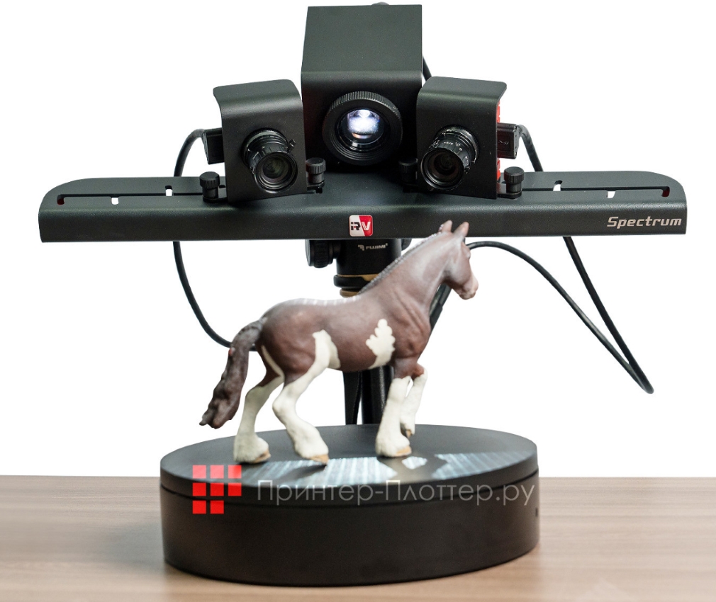 RangeVision Spectrum II. Сканирование текстуры