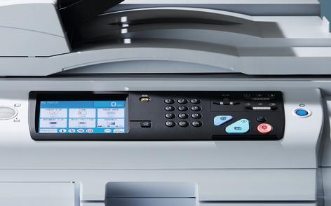 Ricoh DD 5450. Цветная панель управления