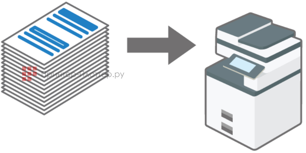 Ricoh IM C4510A. Объединение данных нескольких сканирований в один файл