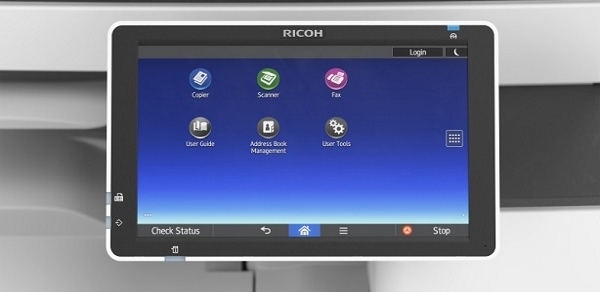 Ricoh MP 3555SP. Смарт-панель управления Ricoh MP 3555SP. Смарт-панель управления