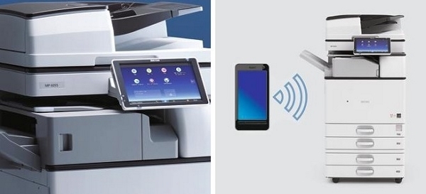 Ricoh MP 3555SP. Возможности подключения Ricoh MP 3555SP. Возможности подключения