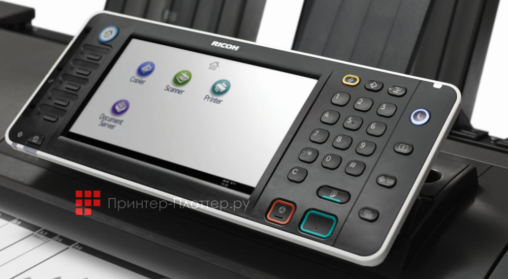 Ricoh MP W7100SP. Панель управления