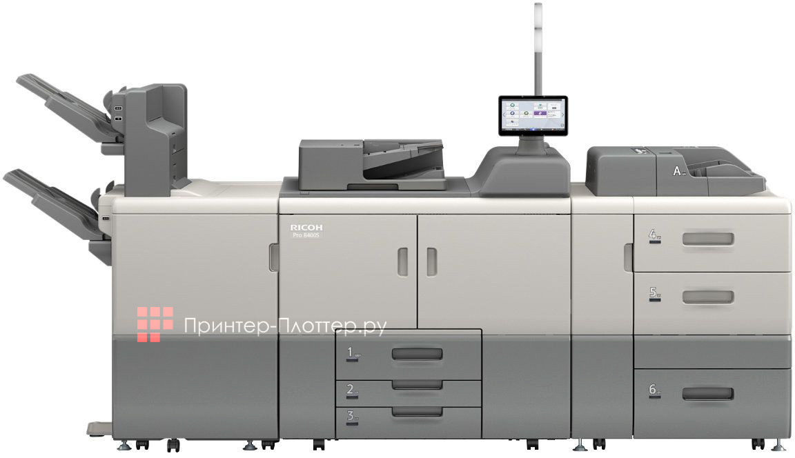 Ricoh Pro 8400S. Особенности