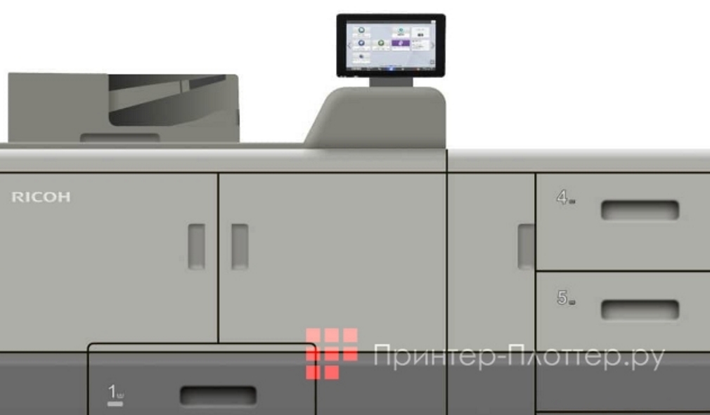 Ricoh Pro 8410S. Панель управления