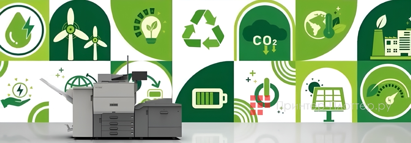 Ricoh Pro C5400S. Экологичность