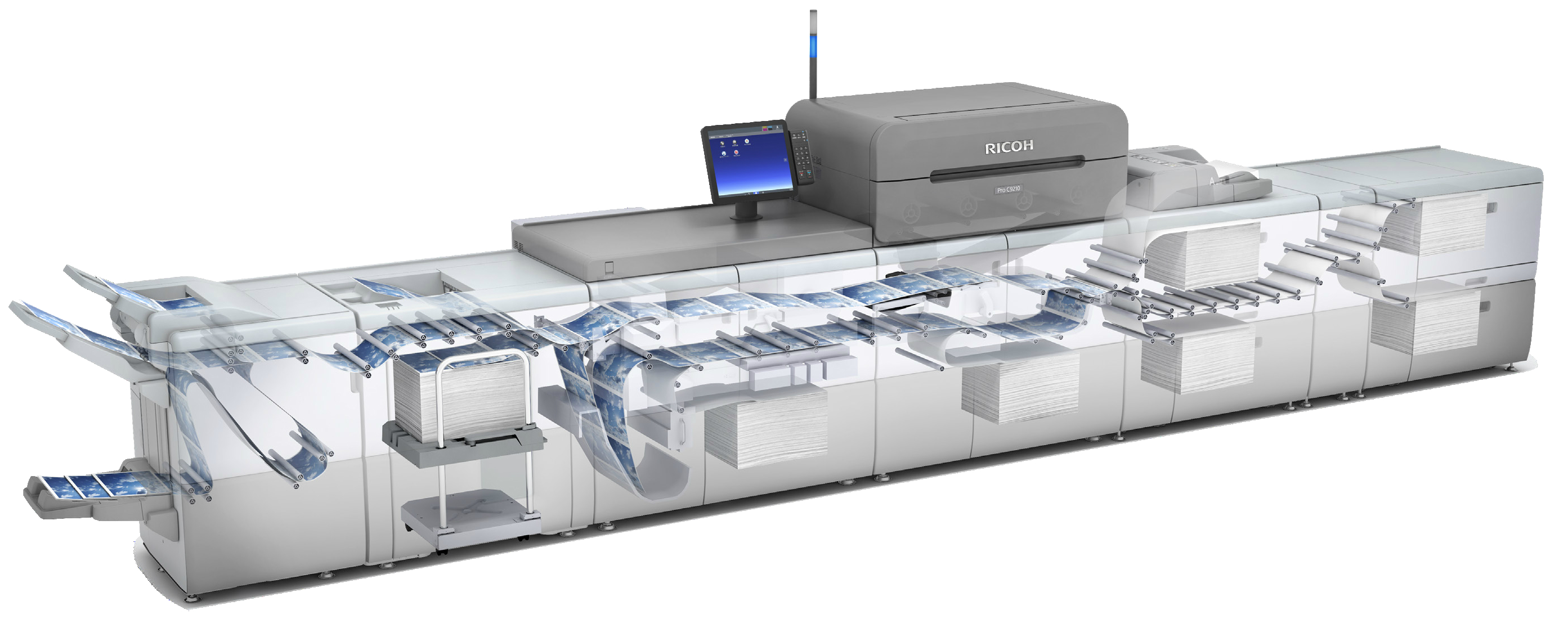  Ricoh Pro C9210. Производительность