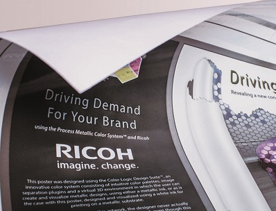 Ricoh Pro L4130. Трехслойная печать