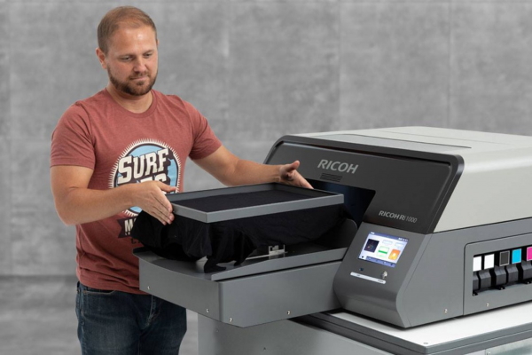 Ricoh Ri 1000. Профессиональная печать по ткани