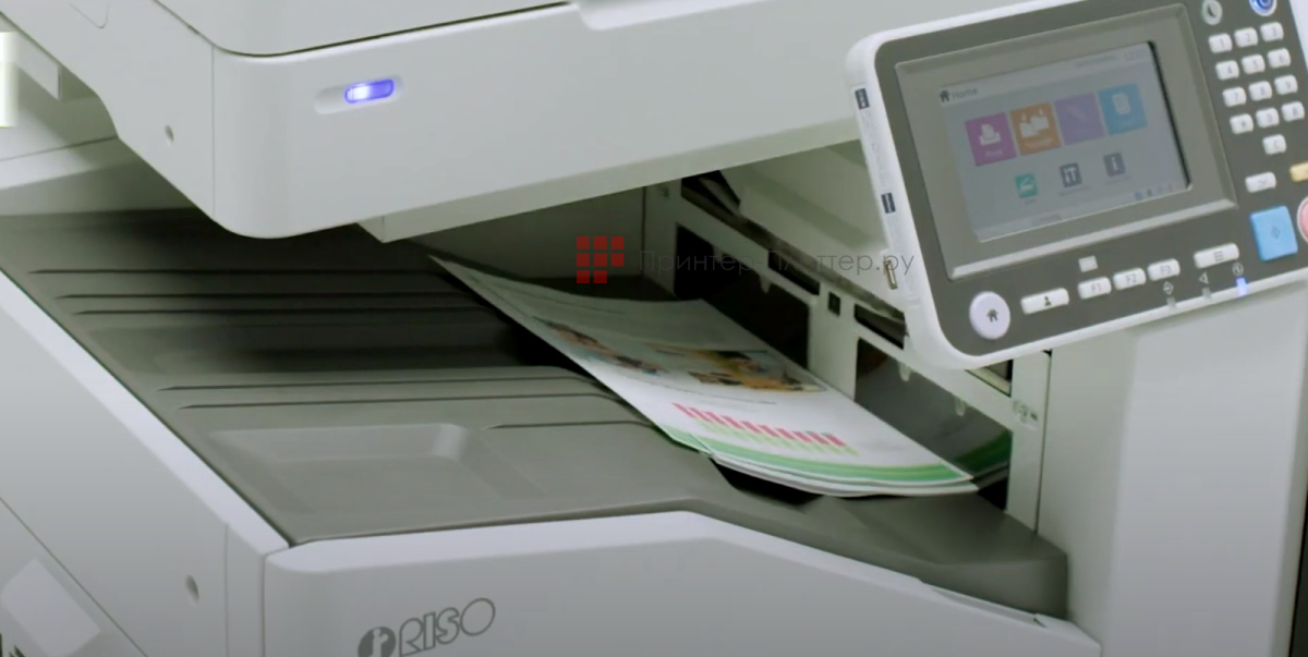 МФУ Riso ComColor FT5000. Описание различных функций печати