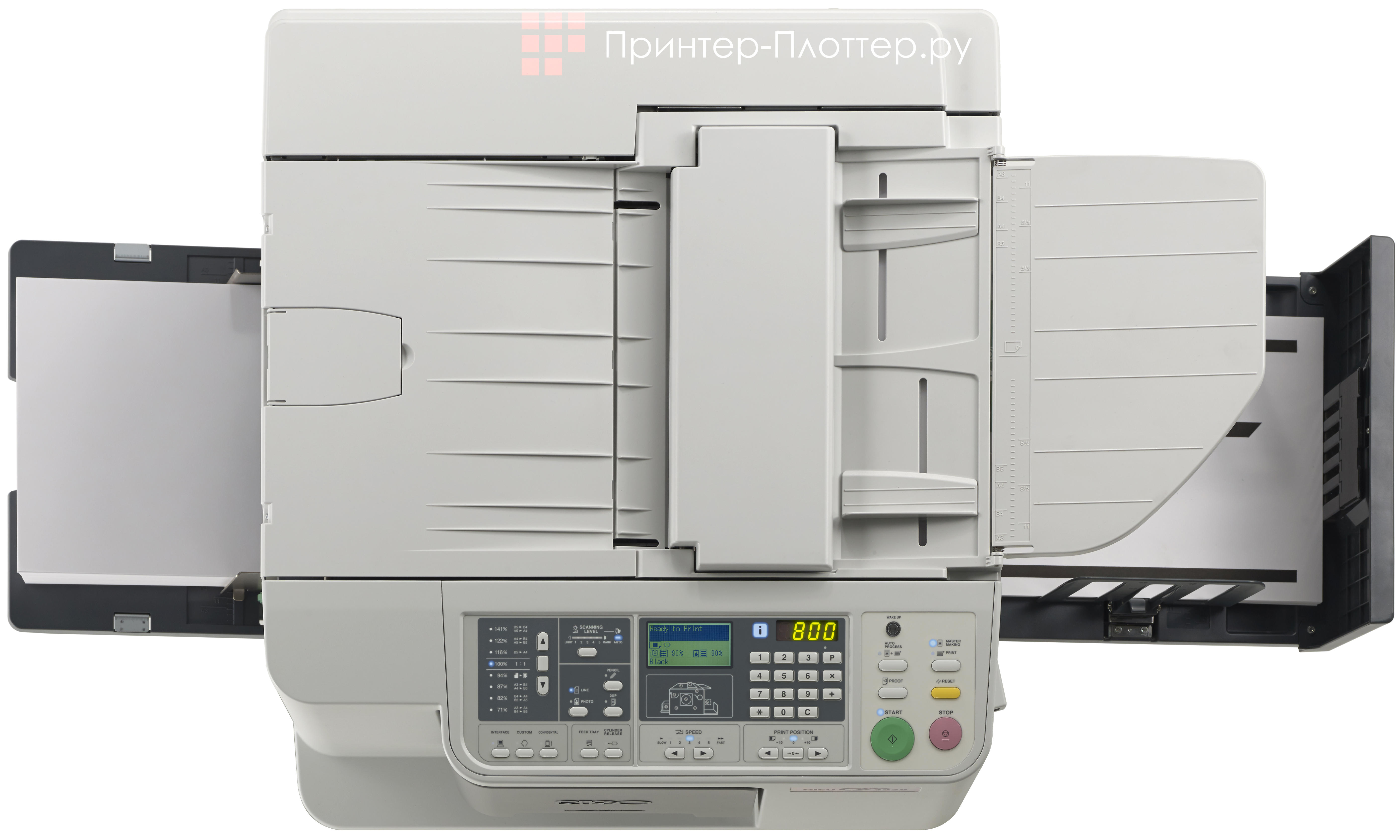 Riso CV 3230. Компактный корпус