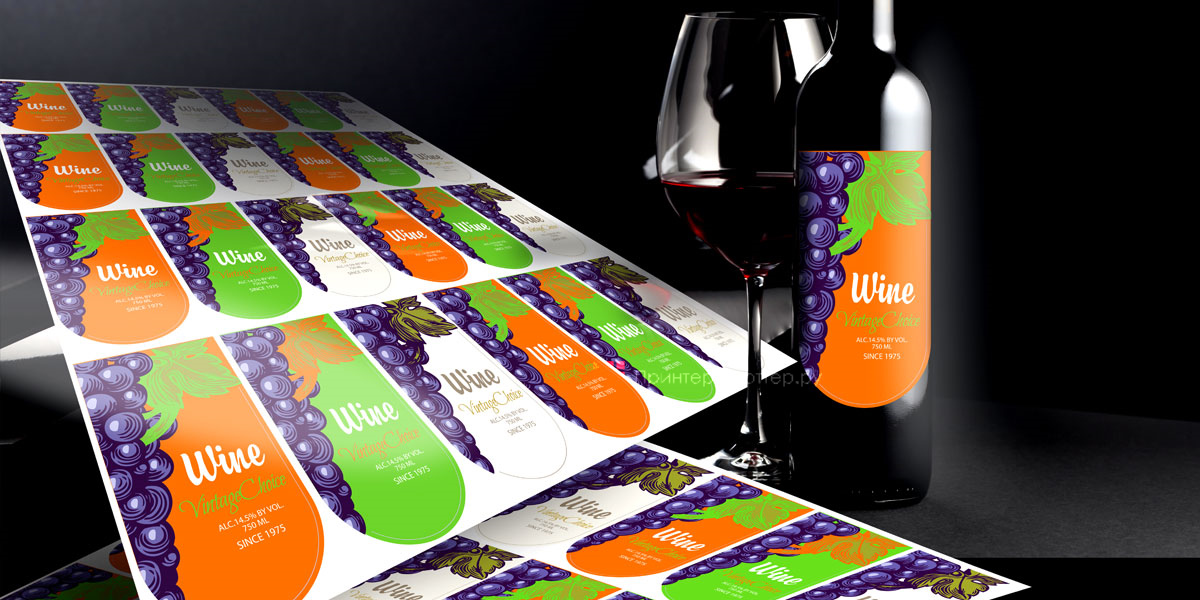 Roland CAMM-1 GR2-540. Этикетки, изготовленные посредством печати и резки