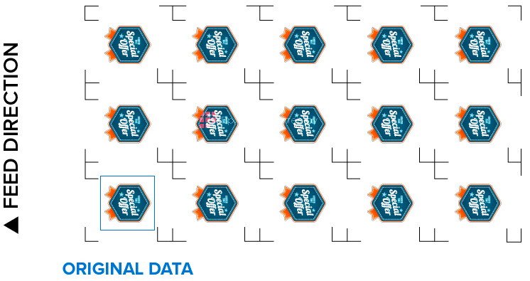 Roland CAMM-1 GR2-640. Сегментное позиционирование