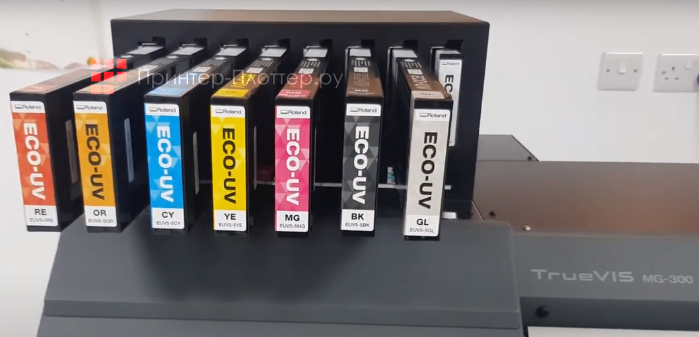 Roland TrueVIS MG-300. Чернила