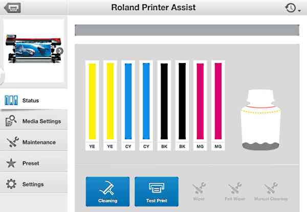 Roland Texart RT-640. Roland Printer Assist