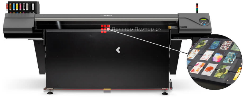 Roland VersaOBJECT CO-300-F200. Печать на большом количестве маленьких предметов