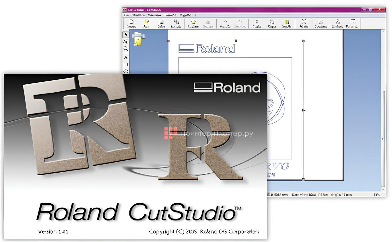 Roland VersaOBJECT CO-640-F400. Roland CutStudio