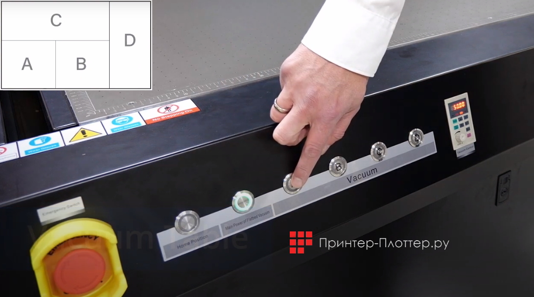 VersaOBJECT EU-1000MF. Электронный вакуумный стол