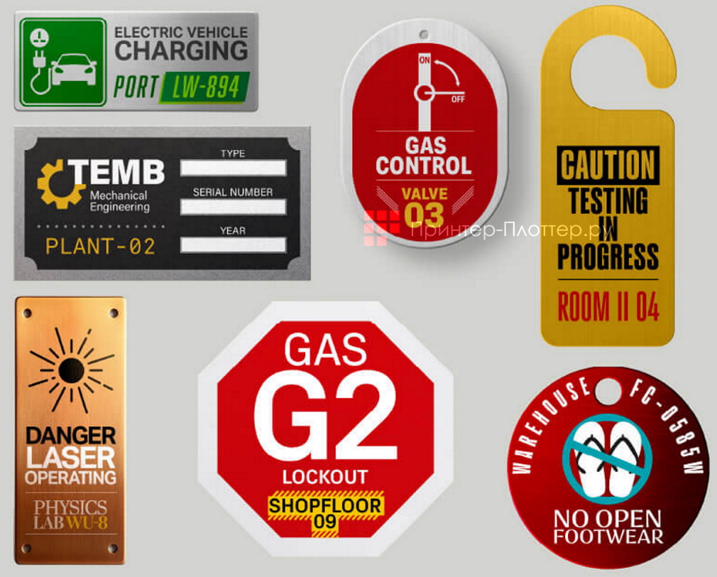 Roland VersaOBJECT MO-240. Именные таблички