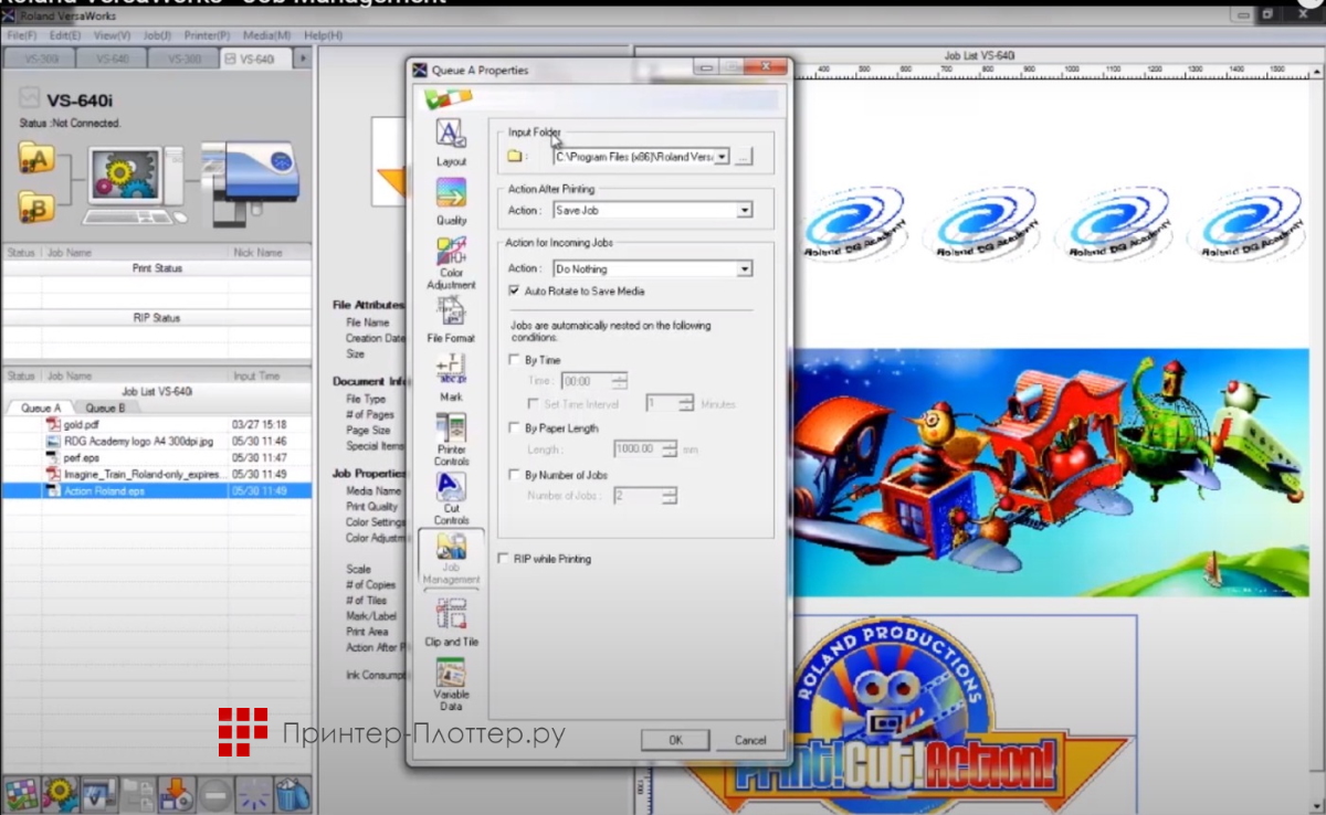 Roland VersaSTUDIO BN2-20. VersaWorks 6 Output