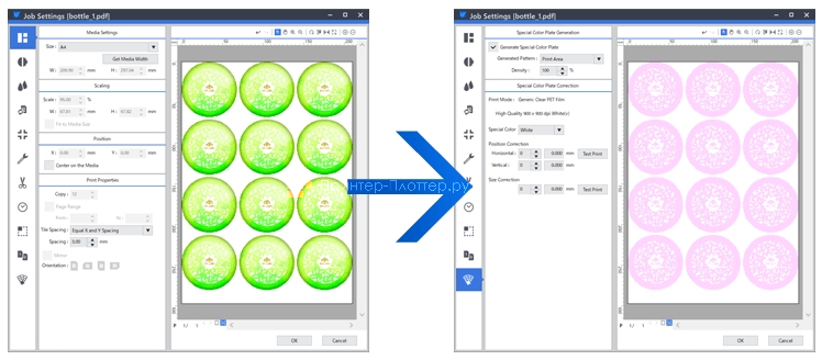 Roland VersaUV LEC2-330. Разработка слоев специальных цветов прямо в RIP