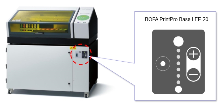 Roland VersaUV LEF2-200. Стол-подставка с воздушным фильтром BOFA