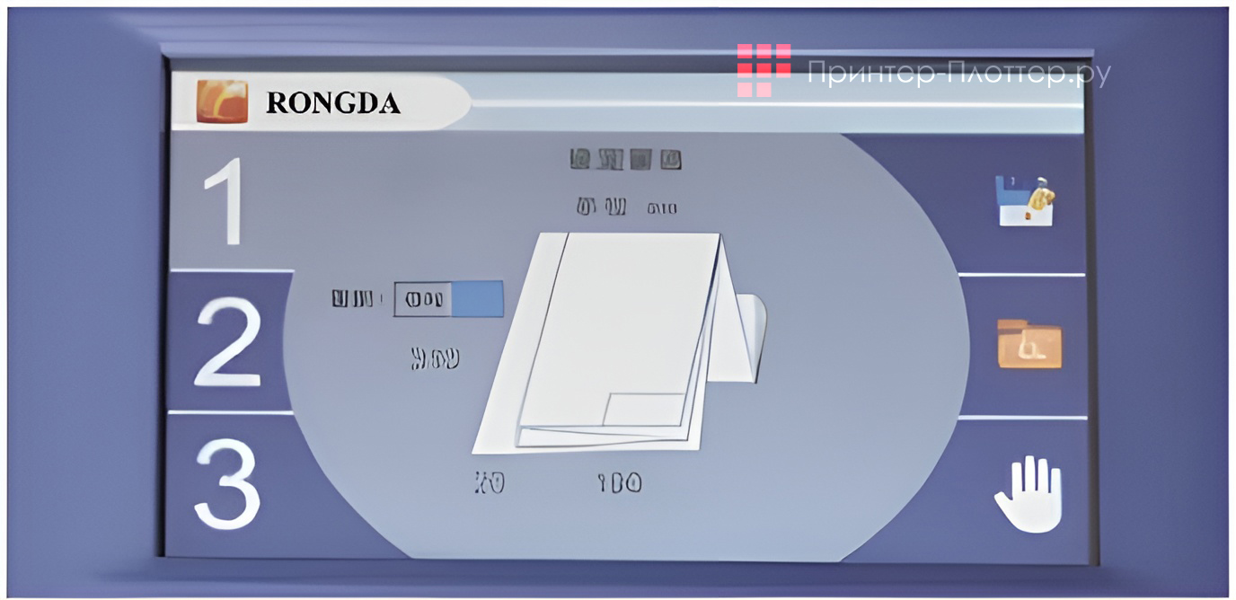 RONGDA RD-L4020. Сенсорный дисплей