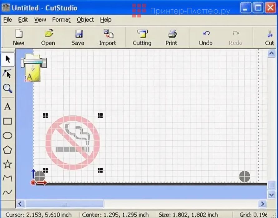 SAGA SC 30II (SG-SC476). Функции CutStudio