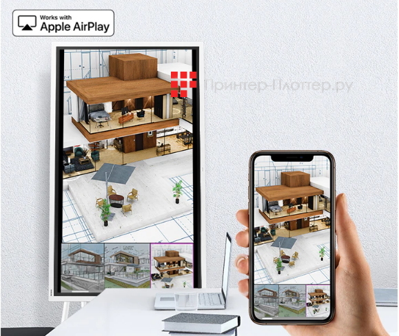 Samsung Flip WM55B. Совместимость с AirPlay2