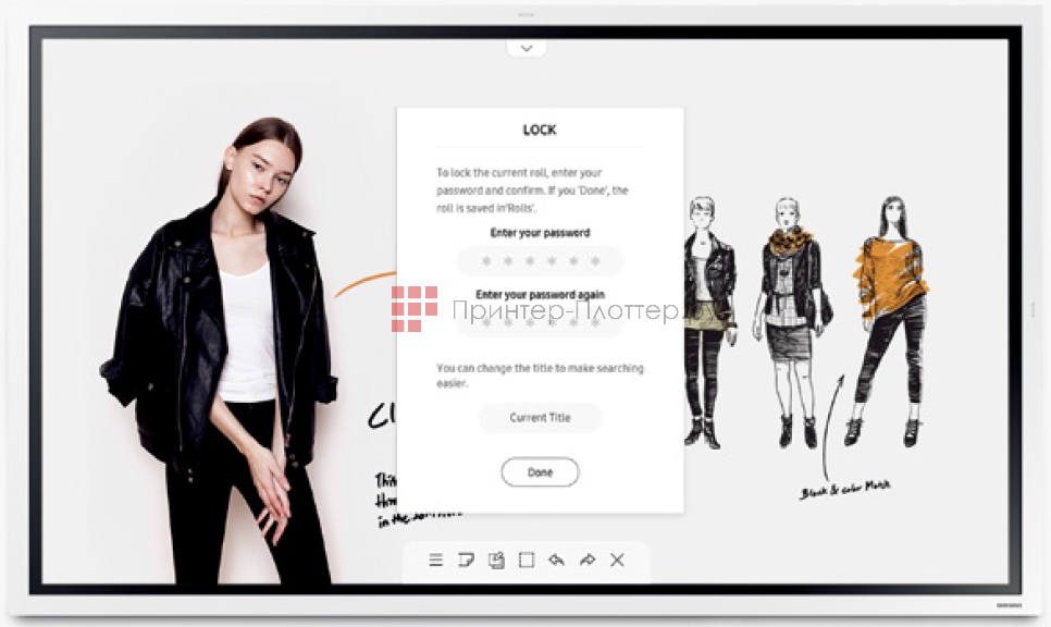 Samsung Flip WM65R/ Надежная защита контента