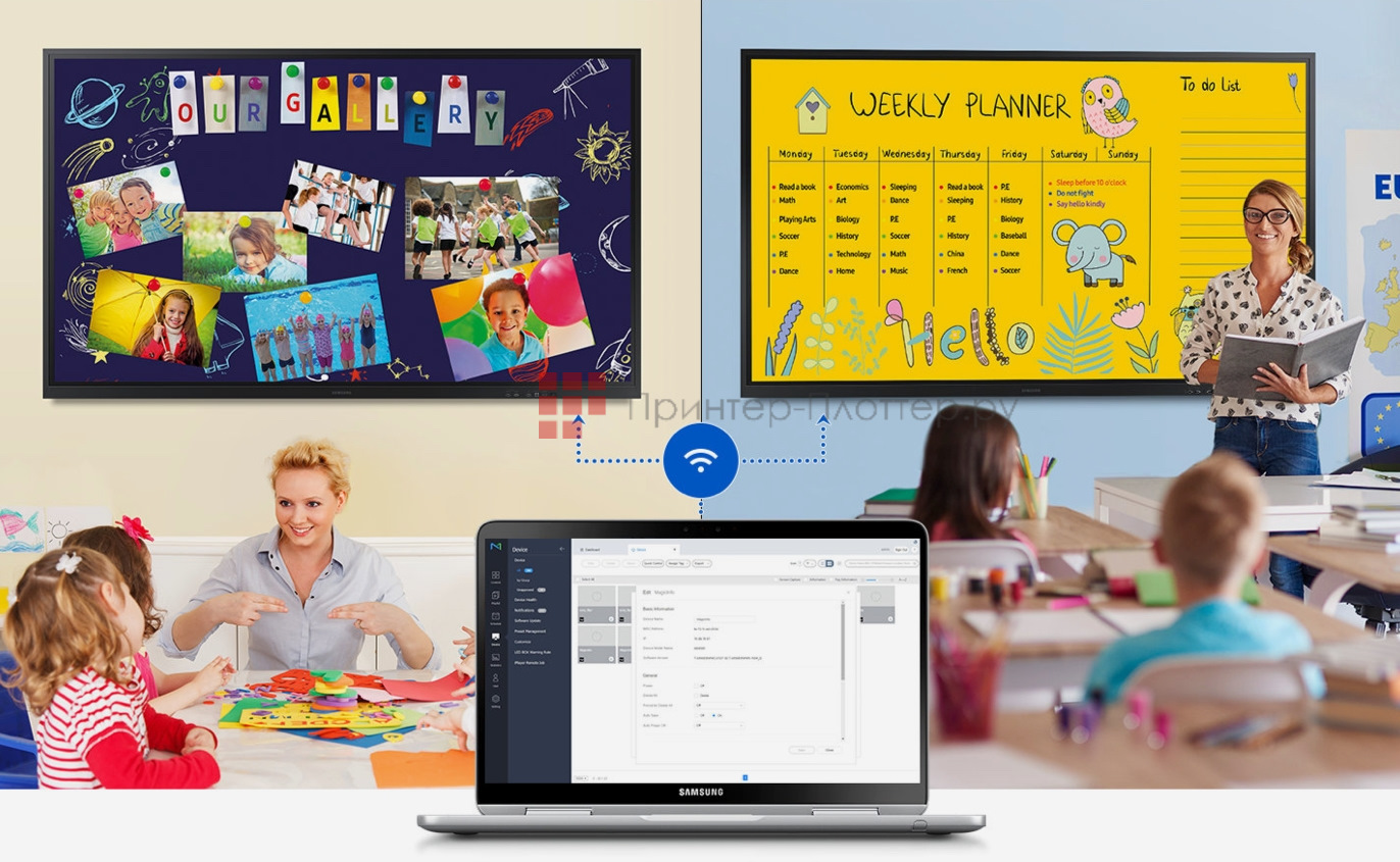 Samsung Flip WM85R. Мощные функции управления