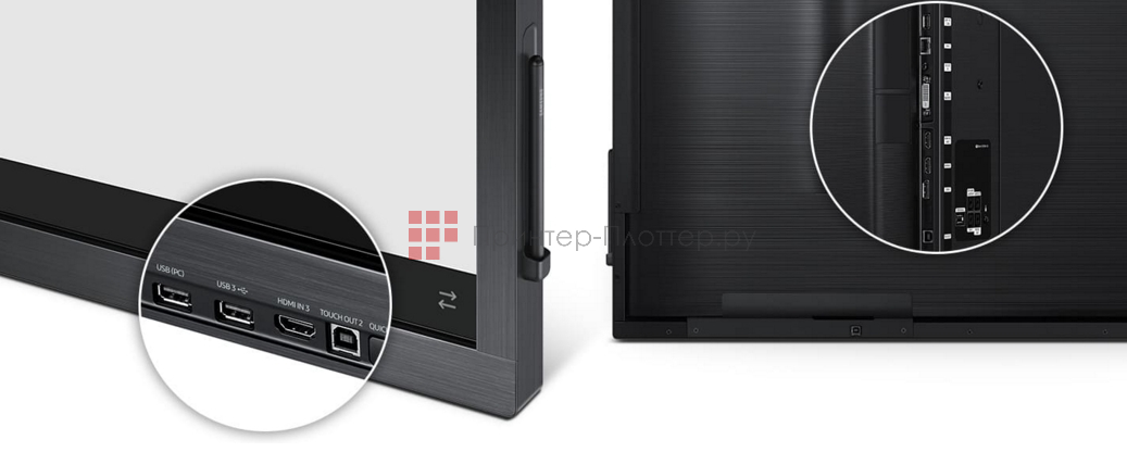 Samsung QB75N-W. Подключение с удобством