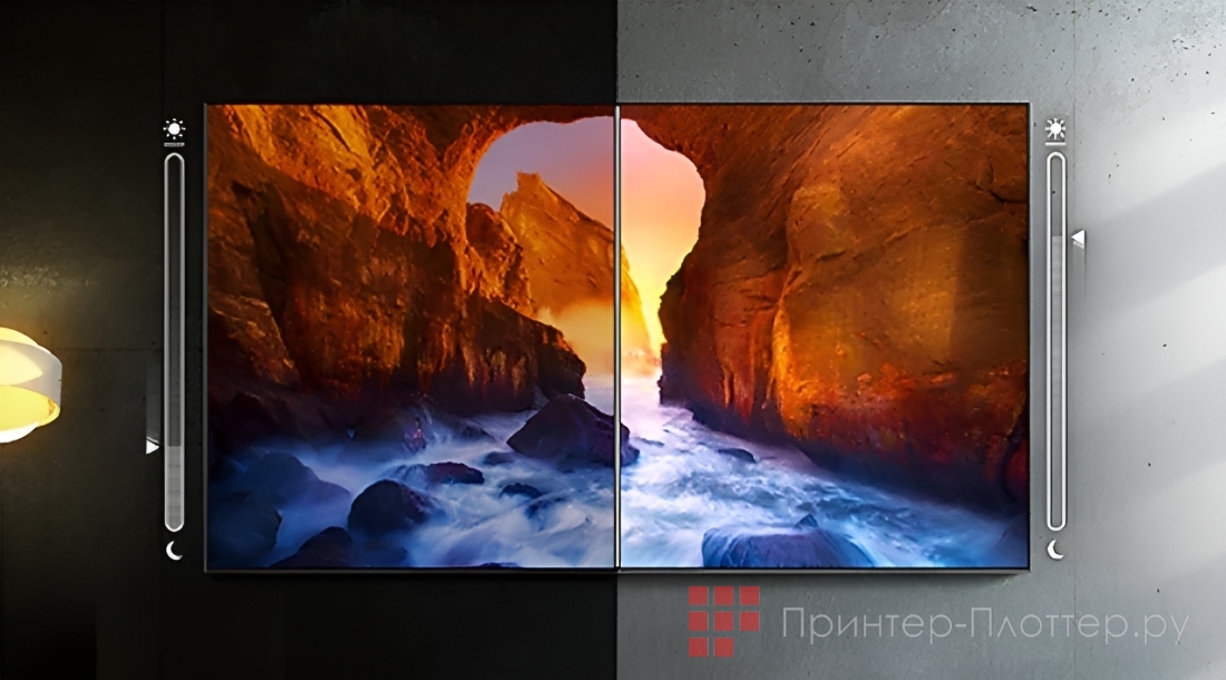 Samsung QM43B-T. Интеллектуальная калибровка