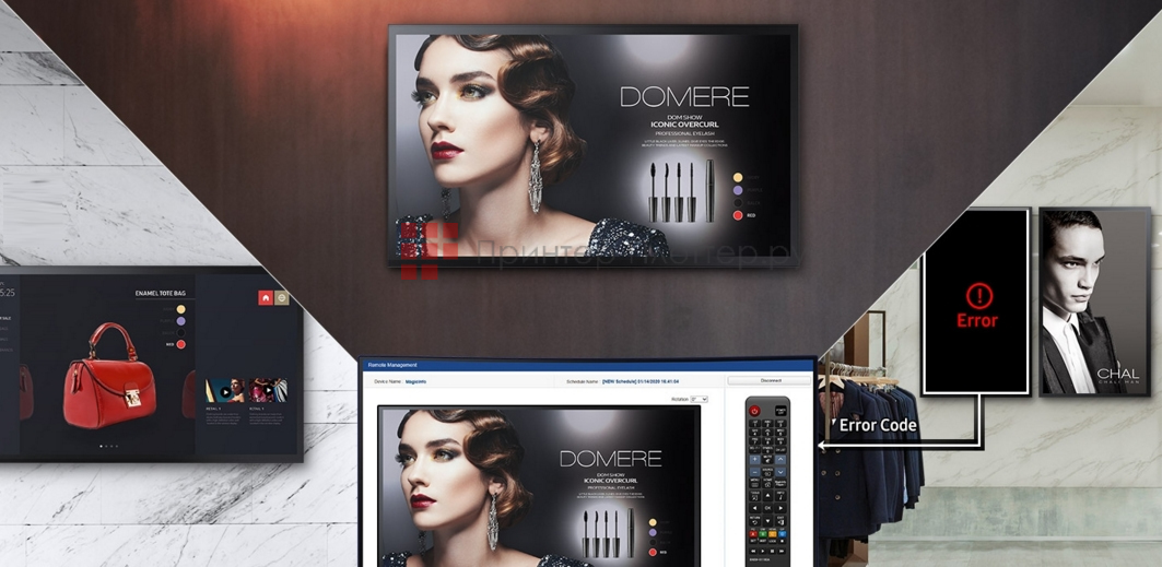 Samsung QM43R-T. Интегрированный контент