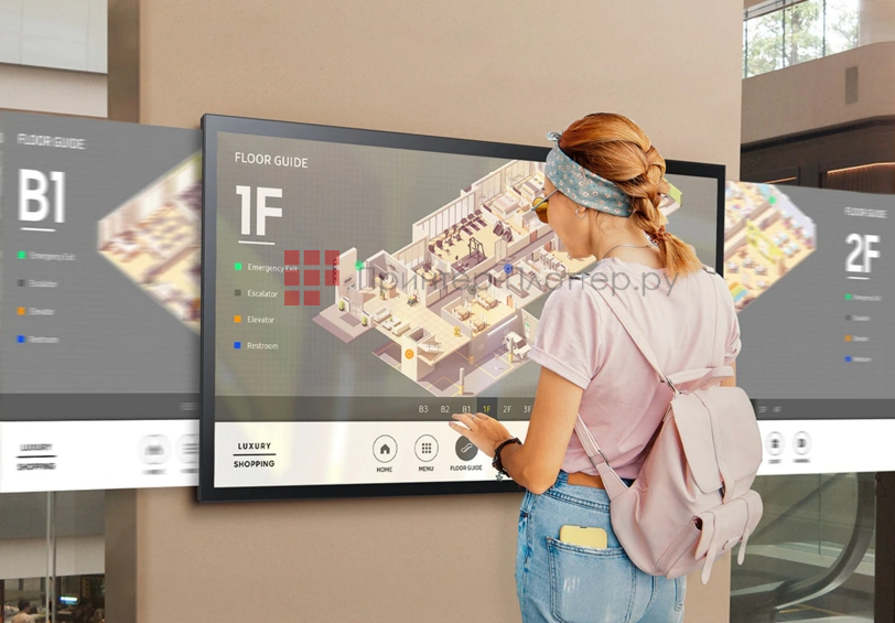 Samsung QM43R-T. Мощный сенсорный интерфейс