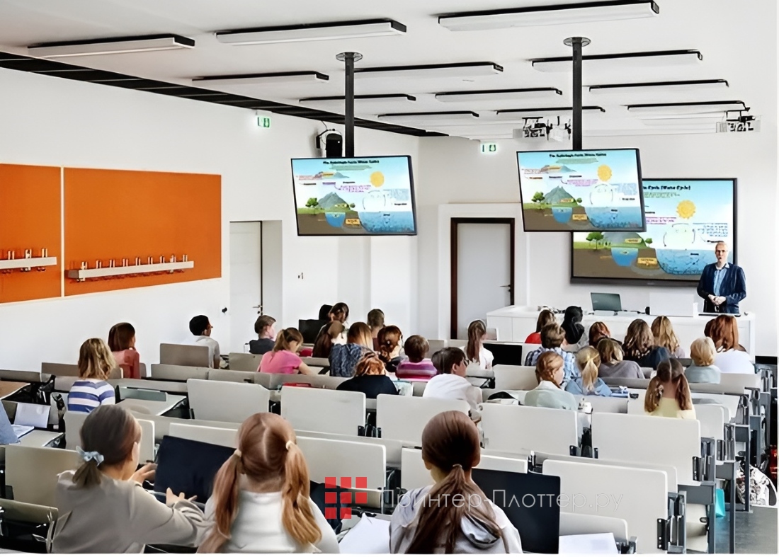 Samsung WA75D. Доступный  контент для любого количества учеников