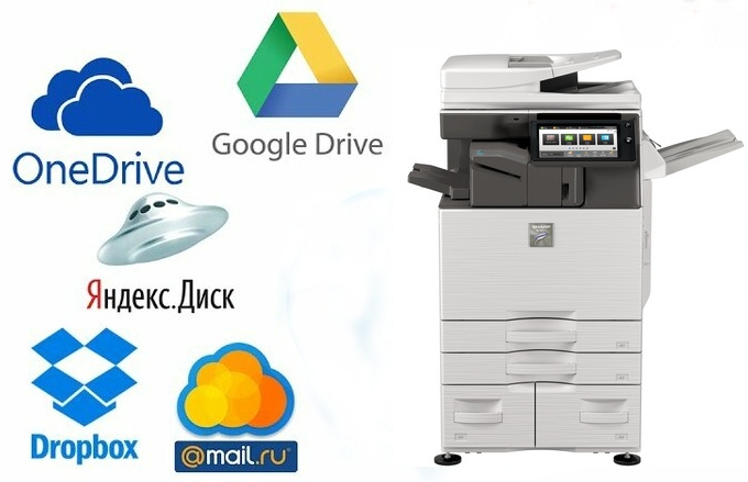 МФУ Sharp B-Phoenix 2 MX-M4071EU. Подключение к облачным и мобильным сервисам