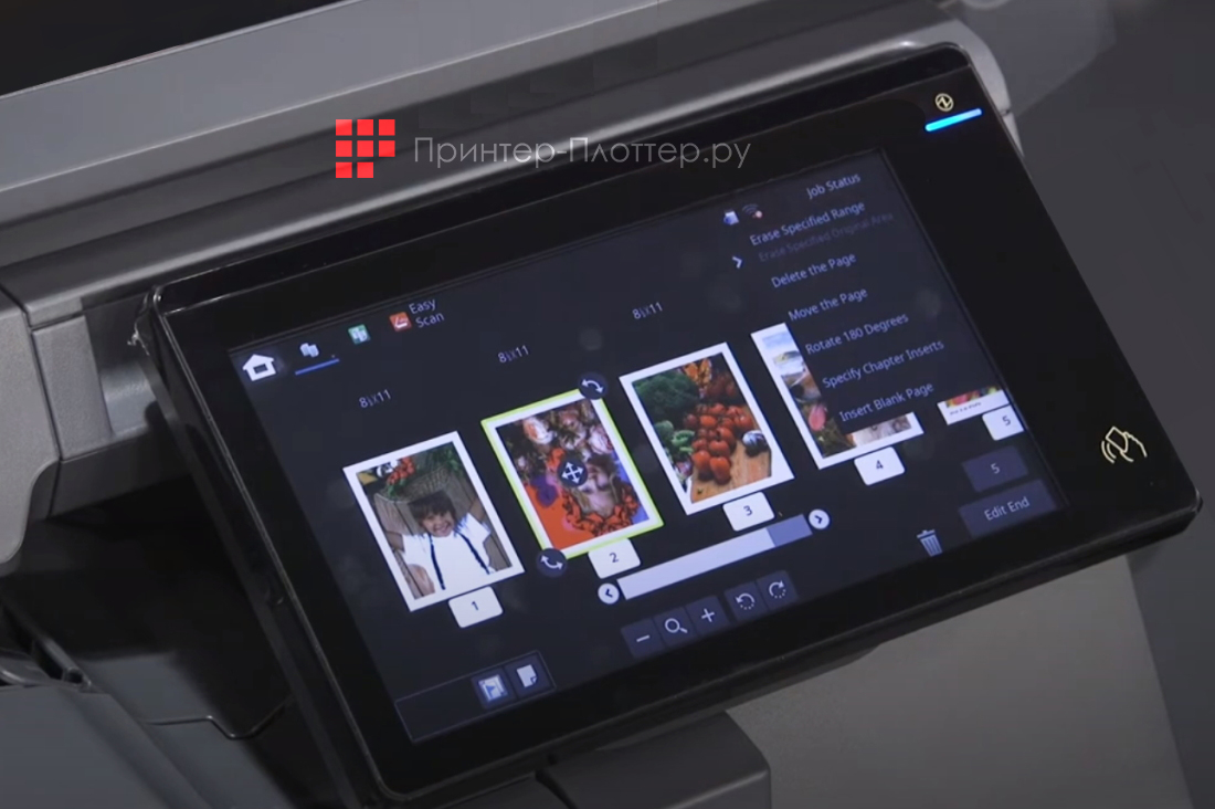 Sharp BP-C533WDE. Особенности