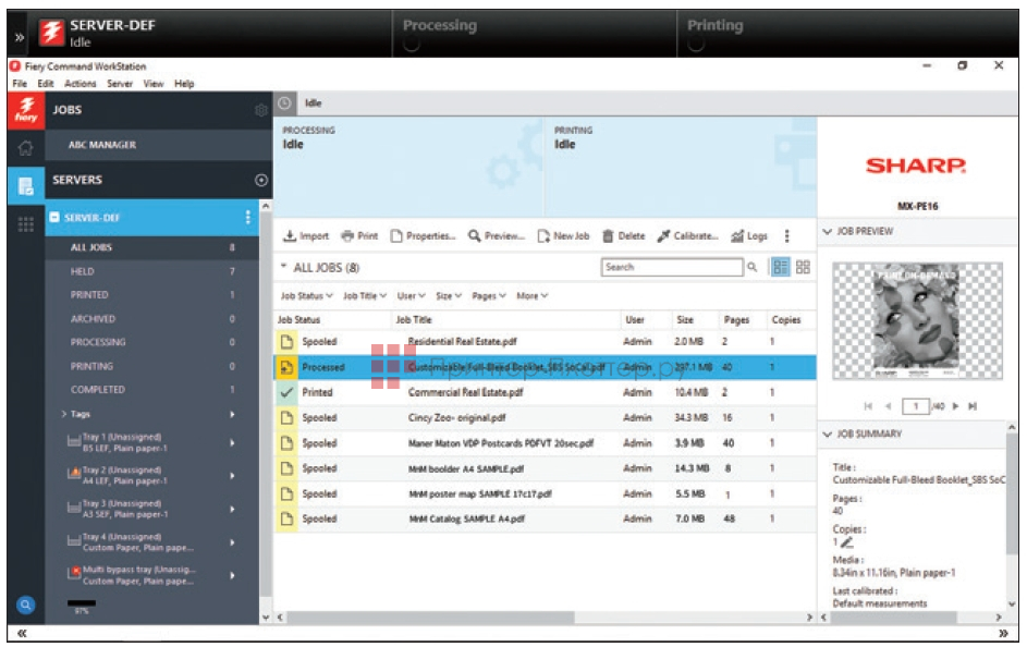 Sharp Herсules 3.5 MX-M1206EU. Command WorkStation