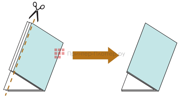 Sharp Herсules 3.5 MX-M1206EU. Обрезка