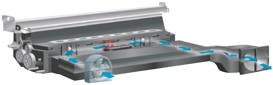 Sharp Herсules 3.5 MX-M1206EU. Система охлаждения девелопера