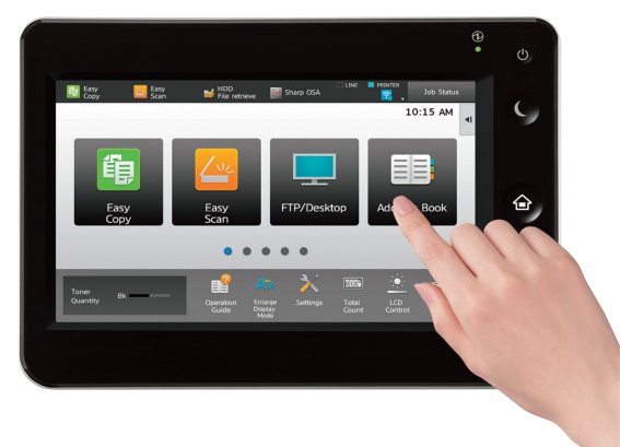 Sharp Hercules 3 MX-M905. Простое управление устройством