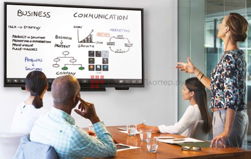 Sharp PN-70TH5. Умная работа Touch Display Link