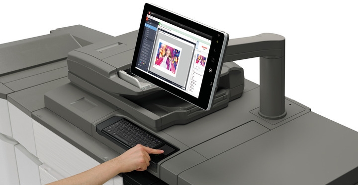 МФУ Sharp Polaris PRO 2 MX-7090NEE. Выдвижная клавиатура