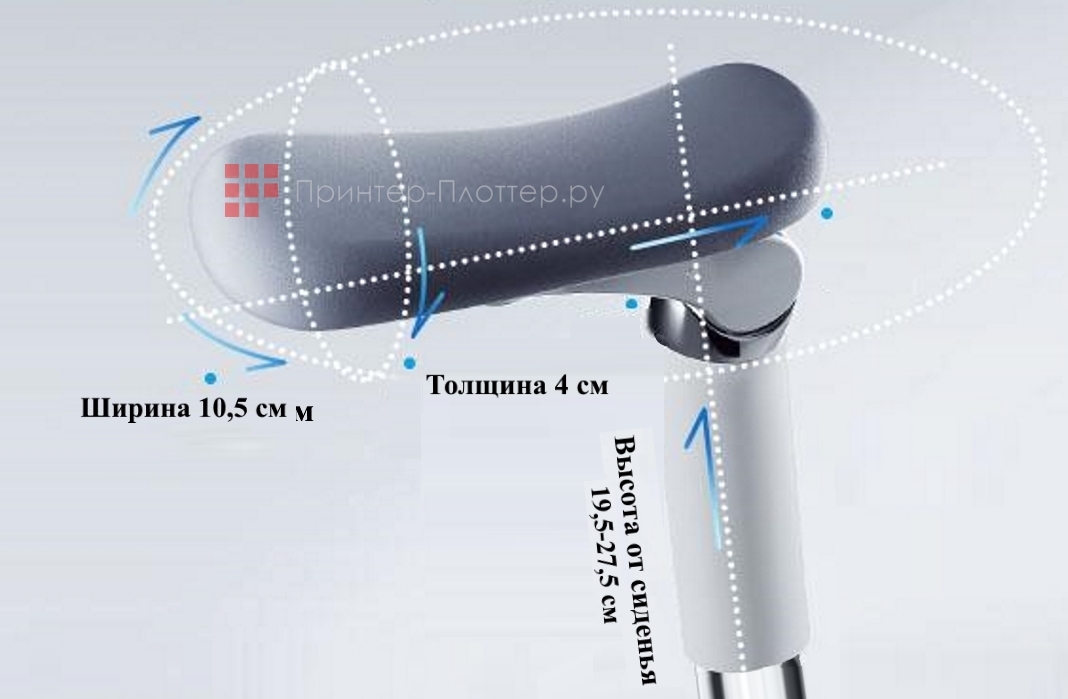 Sihoo C500-PRO-B102-JT. Бионические подлокотники с 6D-шарниром