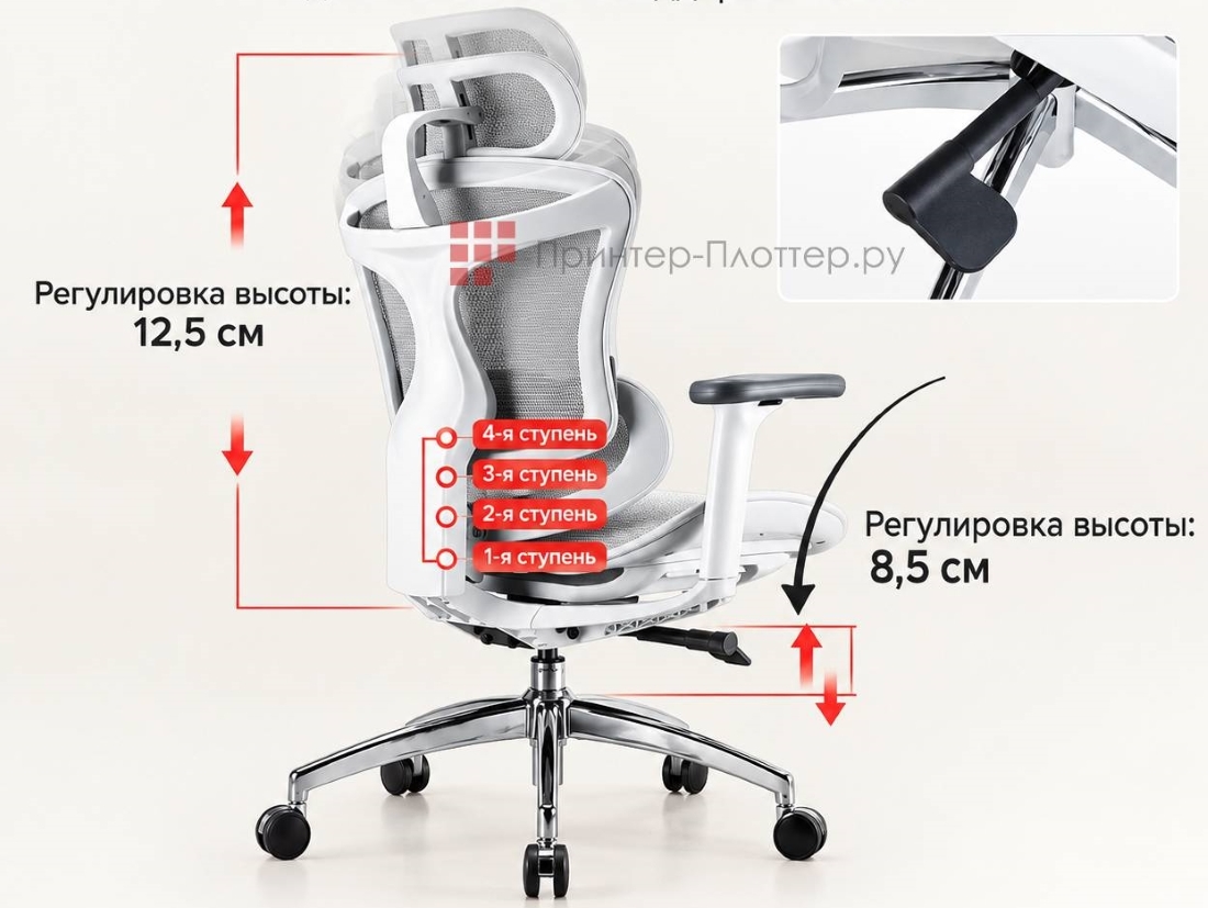Sihoo Doro C300. Регулировка высоты