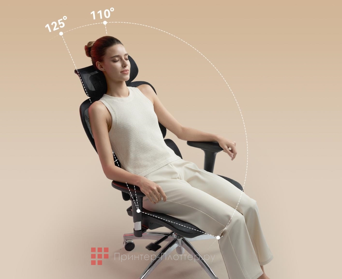 Sihoo M56B-V2-M101. Двухуровневая фиксация наклона